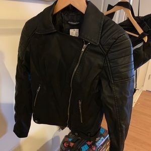 Brandy Melville Moto Leather-styled Jacket